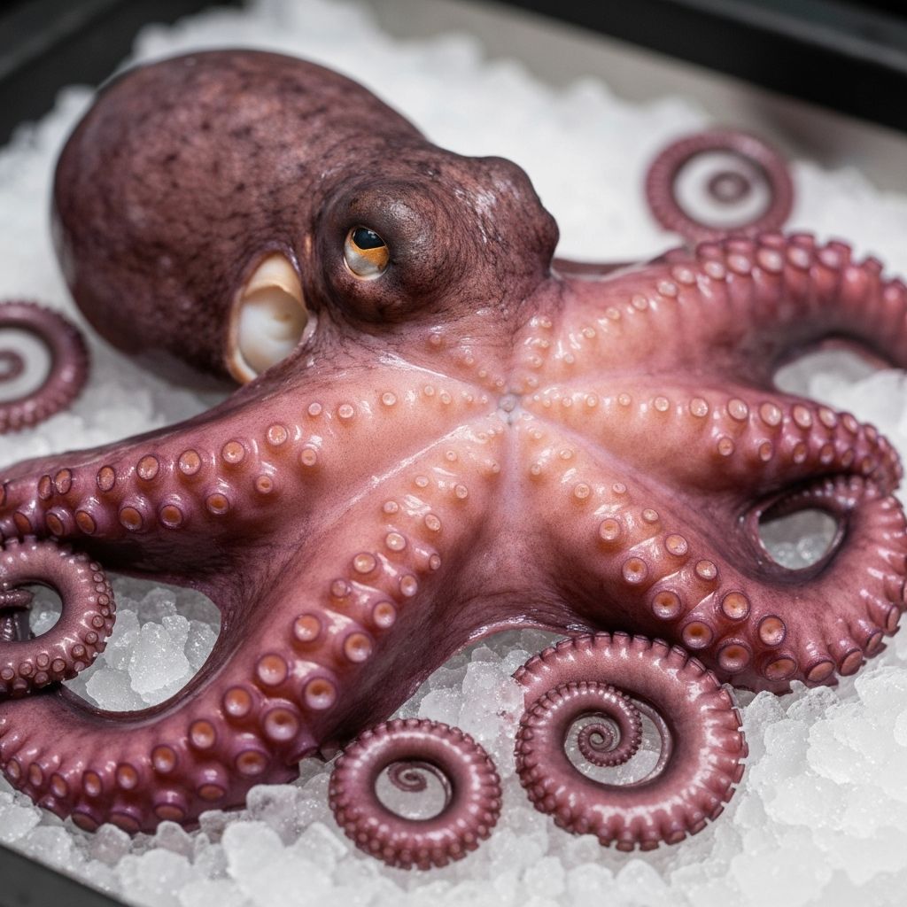 Poulpe Méditerranée entier